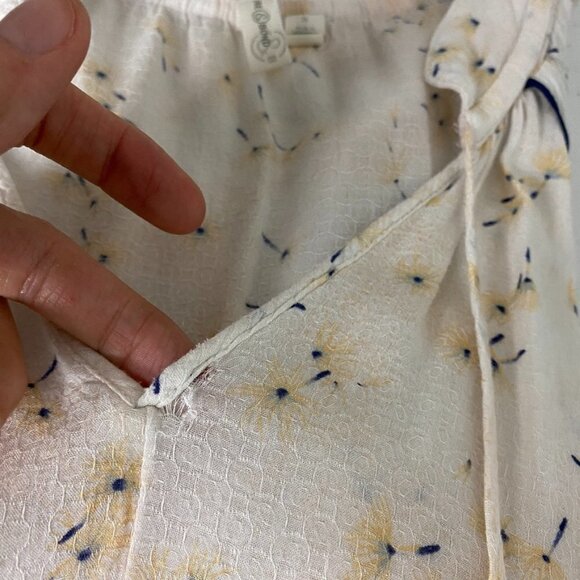 Treasure & Bond Floral Peasant Top Shirt Blouse Womens Small - Picture 6 of 7